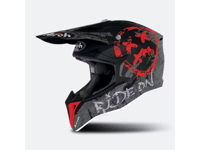 Casco Airoh Bambino Wraap Smile Rosso