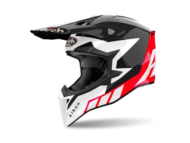 Casco Airoh Wraap Reloaded Red Gloss