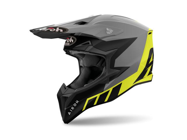 Casco Airoh Wraap Reloaded Yellow Matt