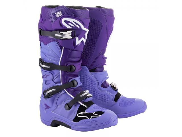 Stivali Alpinestars Tech 7 Double Purple-White