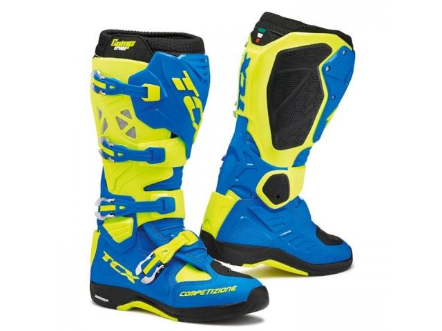 Stivali TCX Comp Evo Michelin Royal Blue-Yellow Fluo