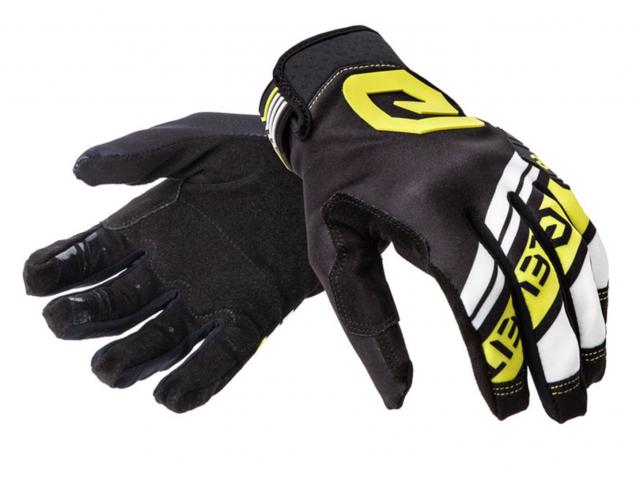 Guanti ELEVEIT X-LEGEND Nero-Bianco-Giallo Fluo