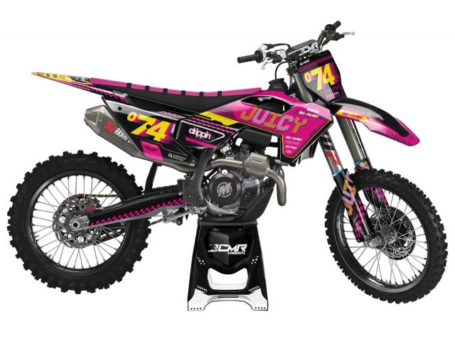 Kit Grafiche HUSQVARNA Adesivi Personalizzati JUICY Design