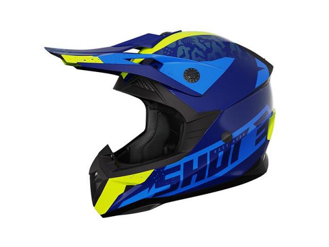 Casco SHOT Bambino Pulse Airfit Blue Neon