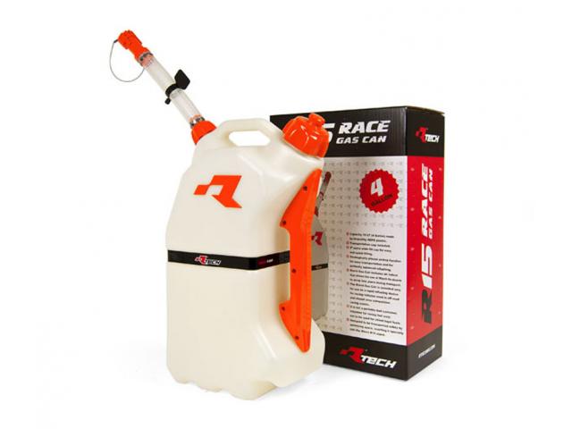 Tanica Racetech 15 Litri Con Tubo Arancione