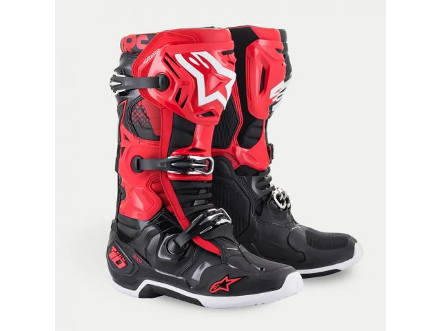 Stivali Alpinestars Tech 10 Rosso/Nero