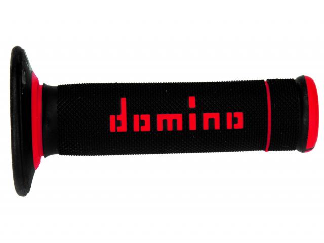 Manopole Domino A020 Nero/Rosso