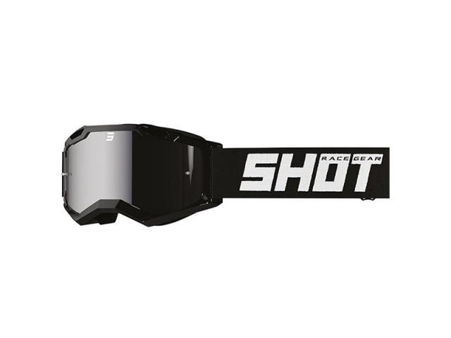 Occhiale Shot Assault 2.0 Solid Nero Con Lente Scura