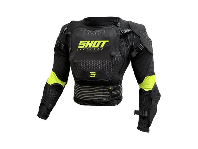 Giacca Protettiva Shot Optimal 2.0 Nero-Giallo Neon