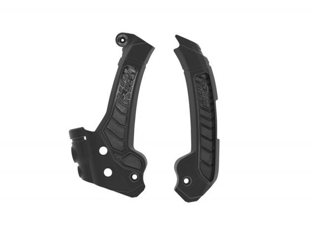 Protezione Telaio Racetech Bi-Materiale Per HSQ TC 125 2023-In Poi E Per Tc 250-450 2022-In Poi Nero