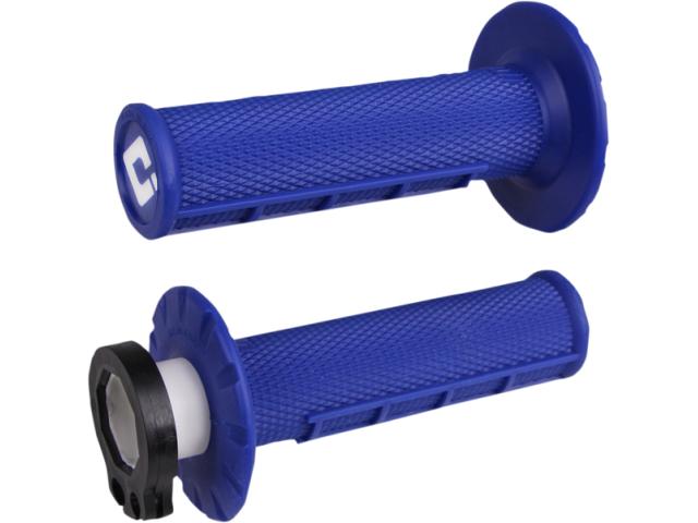 Manopole ODI Grips Half Waffle V2 Blu