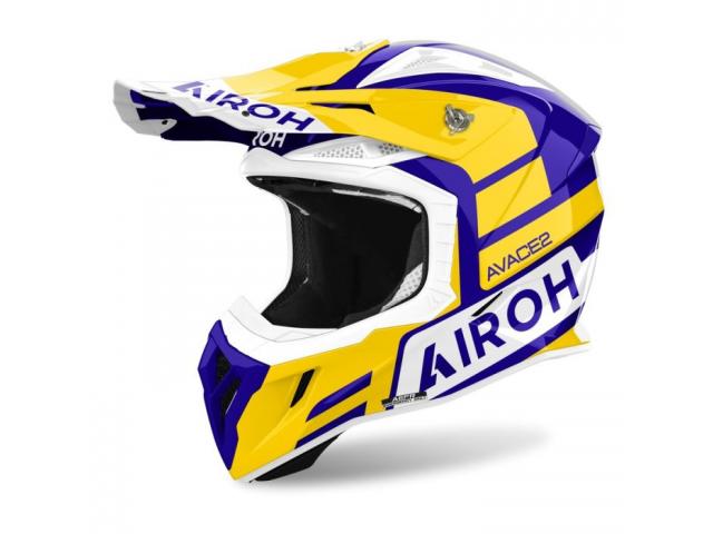 Casco Airoh Aviator Ace 2 Sake Giallo