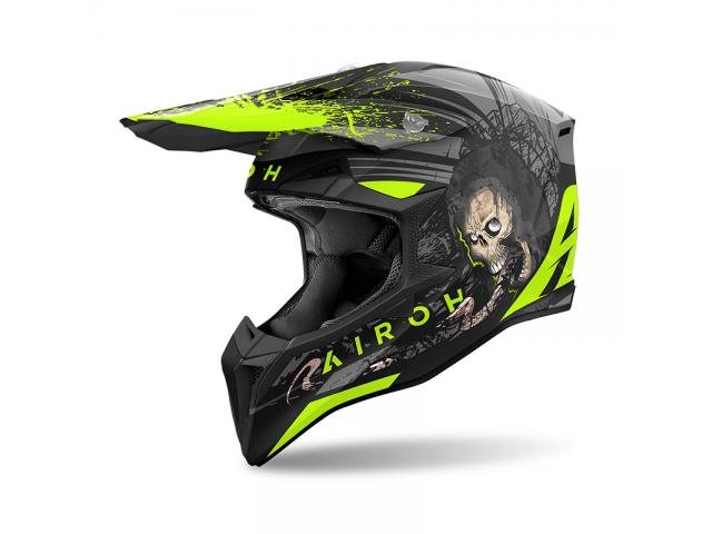 Casco Airoh Wraaap Darkness Opaco
