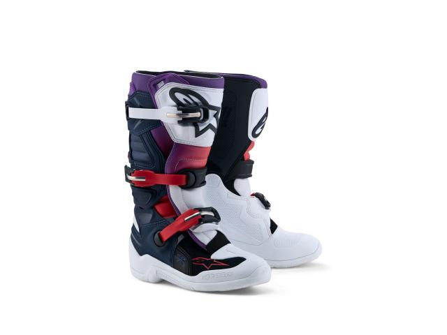 Stivali Alpinestars Bambino Tech 7s Blu Scuro/Viola/Bianco