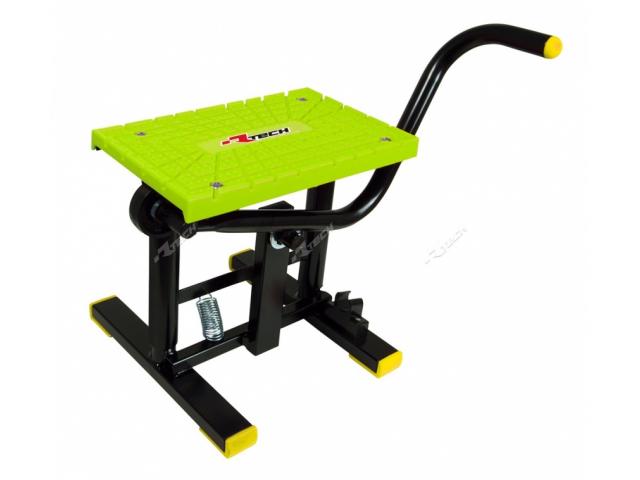 CAVALLETTO LEVA CROSS RIPIANO TPU NERO-GIALLO NEON