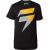 T-Shirt White Label Black Yellow
