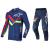 Completo Alpinestars Racer braap Blu/Rosso/Verde