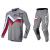 Completo Alpinestars Racer braap Grigio/Rosso/Bianco