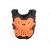 Pettorina moto protettiva 2.5 orange con inserti in schiuma morbida anti impatto per bambini 110-134