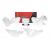 Full Kit Plastiche Racetech HSQ 125/250/450 Dal 2023-In Poi Bianco
