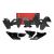 Full Kit Plastiche Racetech HSQ 125/250/450 Dal 2023-In Poi Nero