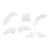 Kit Plastiche Racetech Per TC 65 Dal 2024-In Poi Bianco