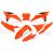 Kit Plastiche Ufo KTM 125/250/450 Dal 2025-In Poi Arancio