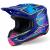 Casco Alpinestars SM7 Cast Blu/Azzurro/Giallo Fluo/Rosa