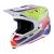 Casco Alpinestars SM7 Fuse Bianco/Giallo Fluo/Viola