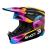 Casco Shot Furious Miami Bambino Nero/Viola/Giallo