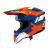 Casco Airoh Wraaap Vision Arancione Blu Lucido